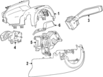 26341796 - : Upper Column Cover for Chevrolet: Blazer EV Image