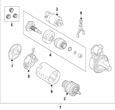 Starter for 2021 Kia Rio #0