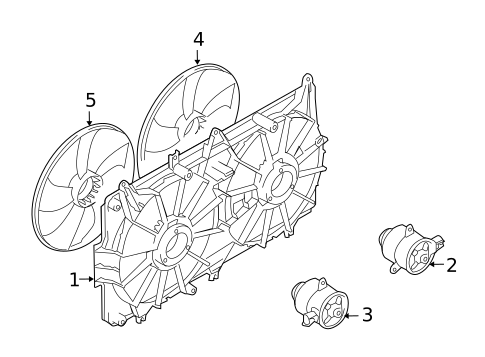 Cooling Fan for 2013 Suzuki Kizashi #0
