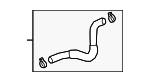 25415B1100 - Belts &amp; Cooling: Radiator Coolant Hose for Hyundai Image