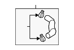 25414B1100 - Belts &amp; Cooling: Radiator Coolant Hose for Hyundai Image