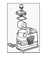 85611391 - Emission System: Vapor Canister for Buick: Cascada, Verano | Chevrolet: Cruze, Cruze Limited Image