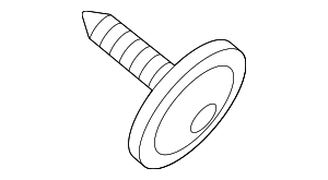 9A700769800 - Body: Ft Fender Liner Screw for Porsche: 718 Boxster, 718 Cayman, 718 Spyder, 911, Boxster, Cayenne, Cayman, Macan, Panamera, Taycan Image