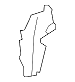 1K1819349F - : Heater Core Access Cover for Audi Image