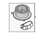 1K1820015Q - HVAC: Fan &amp; Motor for Audi: A3, A3 Quattro, Q3, Q3 Quattro, TT, TT Quattro, TT RS Quattro, TTS Quattro Image