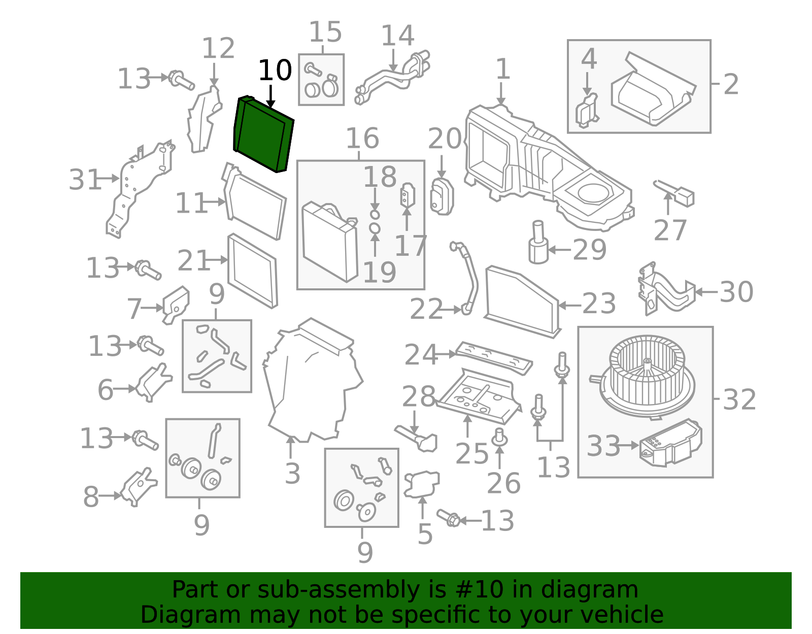 1K0-819-031-D - High-Quality HVAC Heater Core for 2006-2018 Audi ...