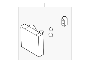 1K1820103E - HVAC: A/C Evaporator Core for Audi Image
