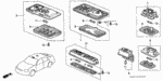 35409SD2003 - Electrical/Exhaust/Heater/Fuel: SCREW, GROUND (4X12) (ZN) for Honda Image