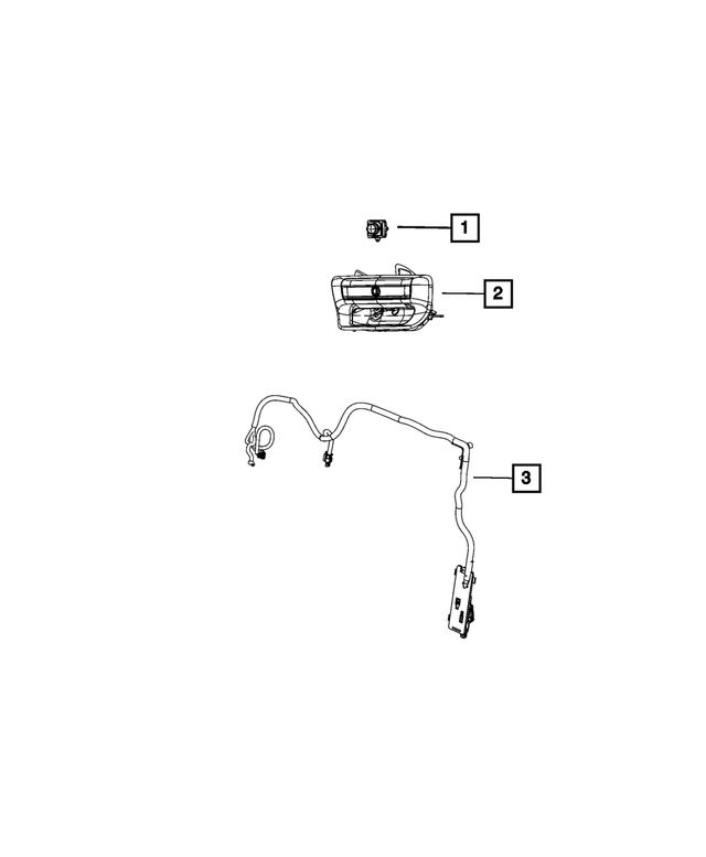 6RN79LAUAA - Electrical: Tailgate Handle for Mopar Image image