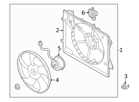 Cooling Fan for 2017 Hyundai Sonata #0