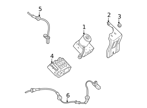 ABS Components for 2003 Volvo XC70 #0