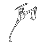 LR000799 - Body: Lock Pillar Reinforced for Land Rover: LR2 Image