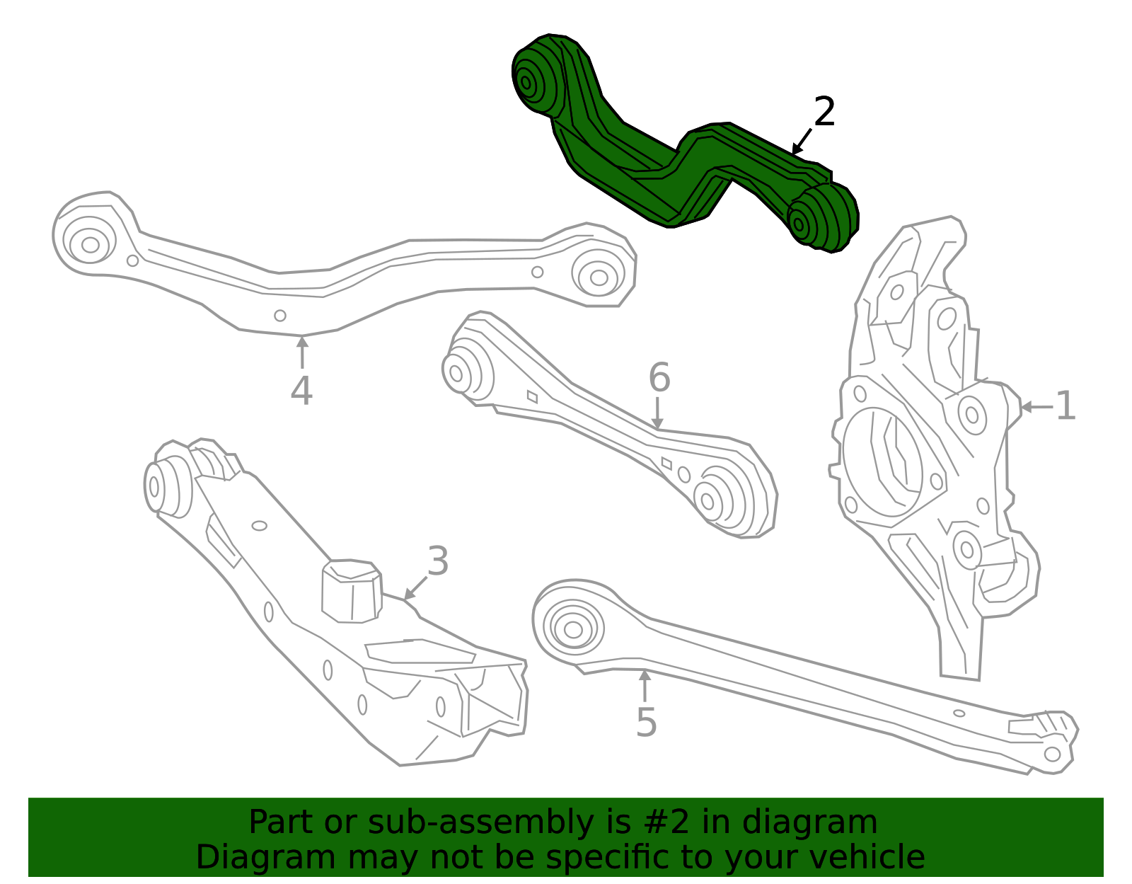 85538556 - Lateral Arm | Genuine Honda Parts