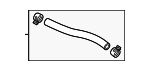 46672TVAA01 - Body: Reservoir Hose for Honda Image