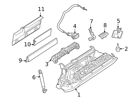 Air Bag Components for 2008 BMW M6 #1