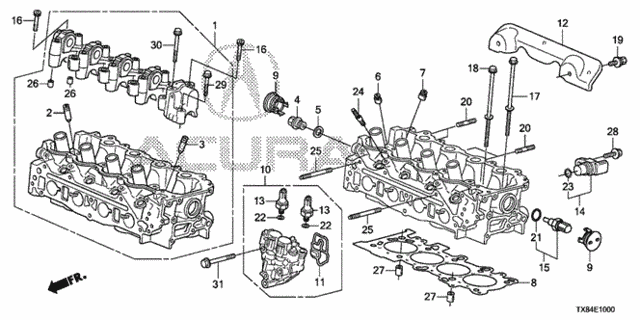 Cylinder Head for 2013 Acura ILX #0