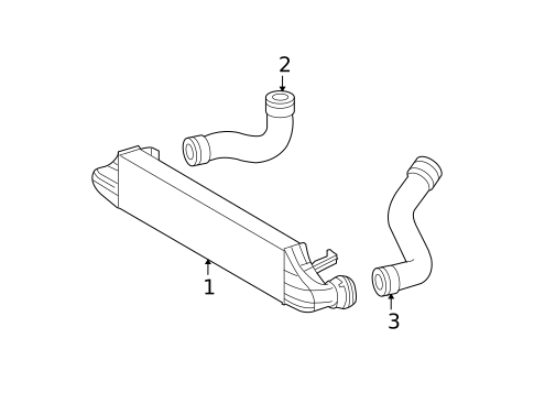Intercooler for 2005 Mercedes-Benz C 230 #0