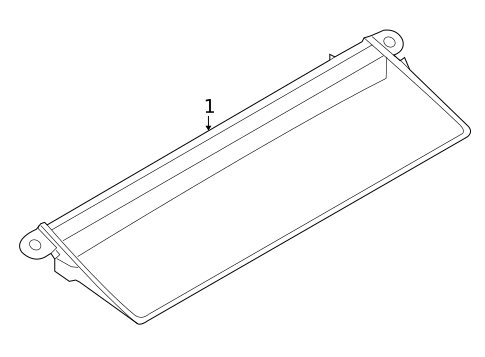 High Mounted Stop Lamp for 2022 Porsche Taycan #0