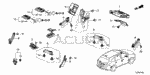 38369TZ5A01 - : Switch Assembly, Smart Lock (Tailgate) for Acura Image
