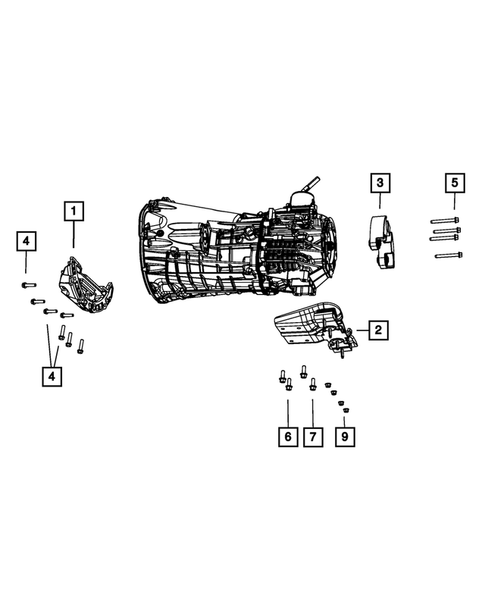 Mounting and Skid Plate for 2008 Jeep Liberty #0