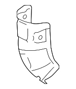 171690V010 - : Heat Shield for Toyota: Highlander Image