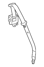 19177325 - Electrical: Belt &amp; Retractor for Pontiac: Solstice Image