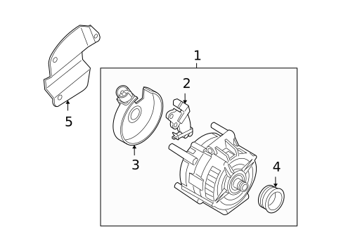 Alternator for 2007 Volvo XC90 #1