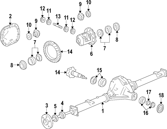 23490391 - : Bearing Spacer for GM Image