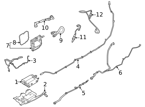 Emission System for 2022 Ford Maverick #0