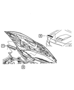 5030282AA - Exterior Ornamentation: Air Inlet Duct for Mopar Image image