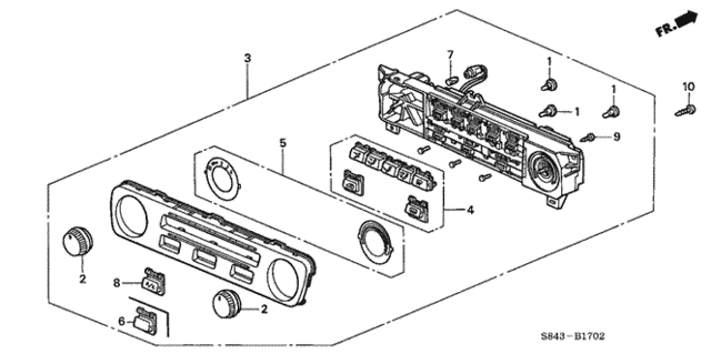 Heater Control for 2002 Honda Accord #0