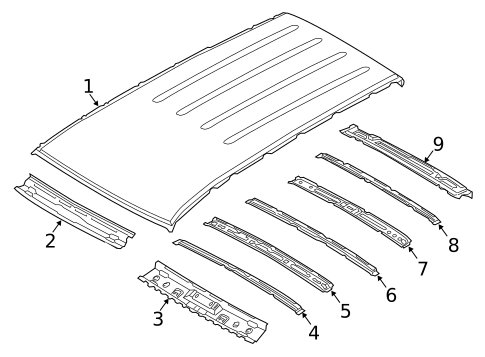 Roof & Components for 2014 Kia Sorento #0