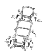68424418AD - Electrical: Wheel Speed Sensor for Mopar Image image