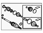 4234030200 - : Axle Assembly for Toyota Image