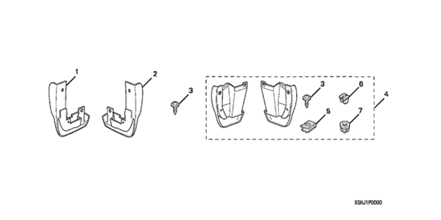 Splash Guards for 2007 Honda Odyssey #0