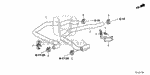 79721T2FA00 - Electrical/Exhaust/Heater/Fuel: HOSE, WATER INLET for Honda Image