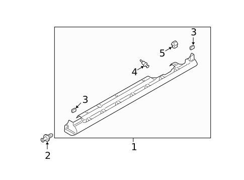 Exterior Trim - Pillars for 2005 Mazda 6 #0