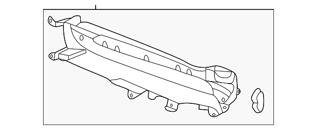 2020-2024 Porsche Taycan Air Inlet Screen 9J1-121-754-D-OK1