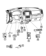 68395133AA - Electrical: Ignition Switch for Mopar Image