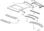41318132373 - Bodywork: Roof Covering Lifting-Sliding Roof for BMW Image