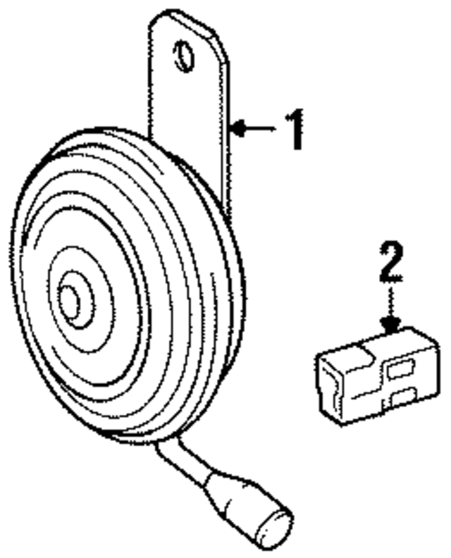 8653020070 - Electrical: Horn Relay for Toyota Image