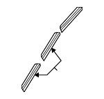 91570TLAA01 - Body: Drip Molding Retainer for Honda Image