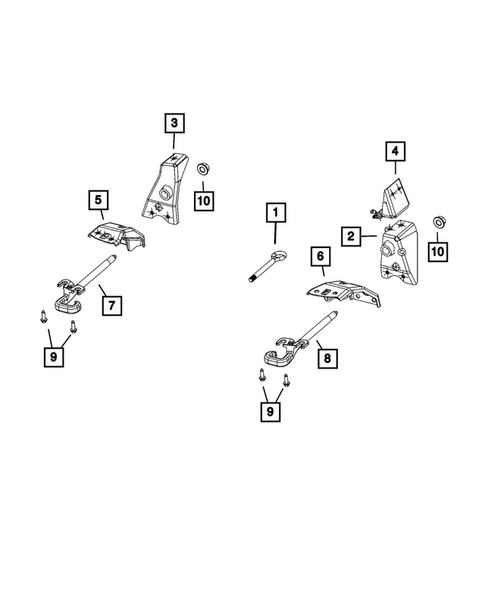 Trailer Tow and Tow Hooks for 2023 Jeep Renegade #0