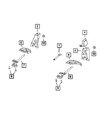 6511616AA - Frame, Bumper and Fascia: Screw for Mopar Image