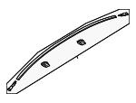 BHS2509H0 - Body: Roof Molding for Mazda Image