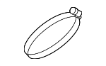7129952135 - Engine: Resonator Assembly Clamp for BMW Image