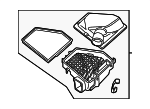 13718580424 - Engine: Air Cleaner Assembly for BMW Image