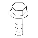 284172F000 - Exhaust: Heat Shield Bolt for Kia: Cadenza, Carnival, Forte, Forte Koup, K4, K5, K900, Niro, Niro EV, Optima, Rio, Rondo, Sedona, Seltos, Sorento, Soul, Sportage, Stinger, Telluride Image