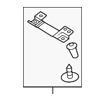 84634L1000 - Body: Front Panel Bracket for Hyundai: Sonata Image