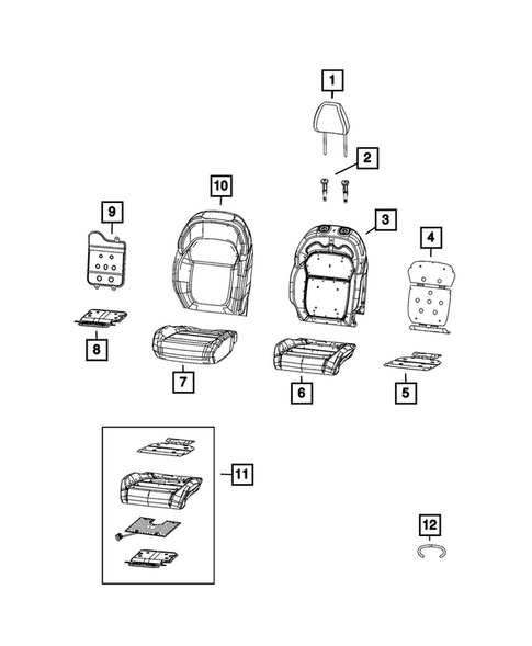 Front Seats - First Row for 2025 Dodge Charger Daytona #1